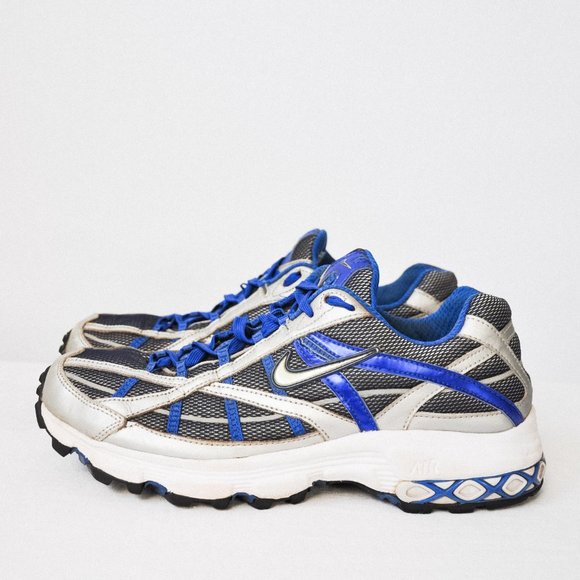 Nike ACG Silver and Blue Sneakers - Picture 2 of 13